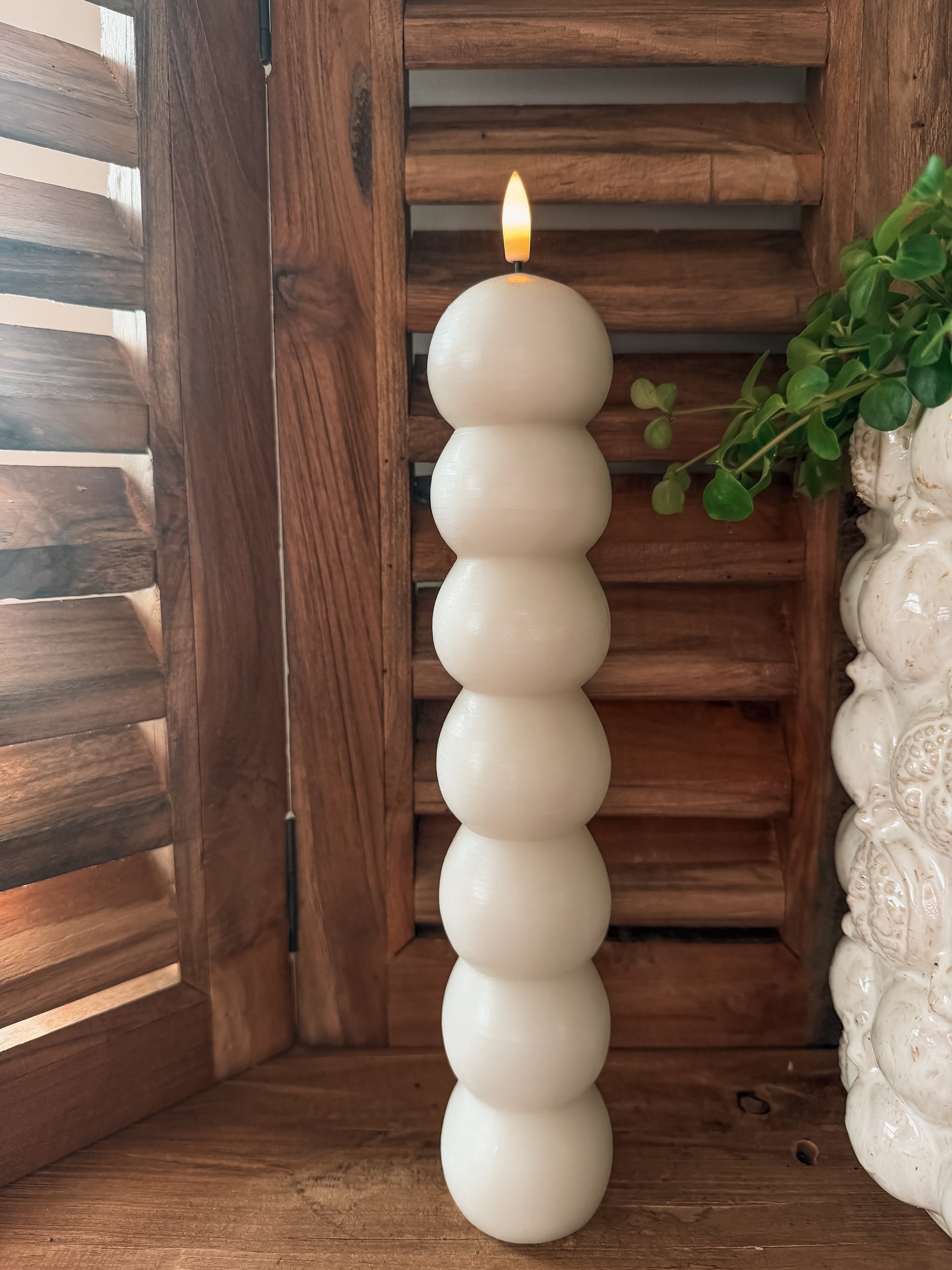 Bubbel staand lang Beige