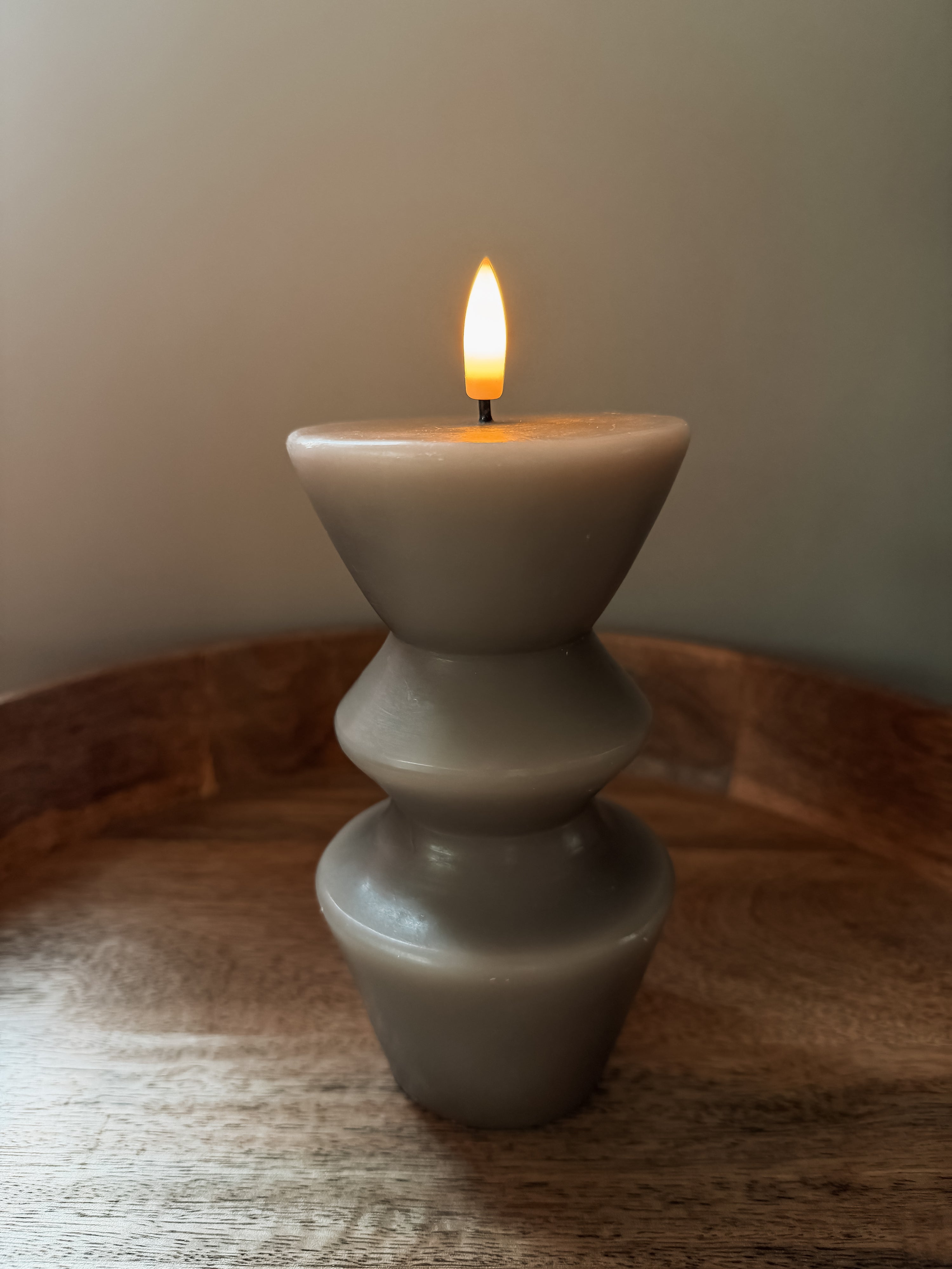 Zandloper Staand Taupe