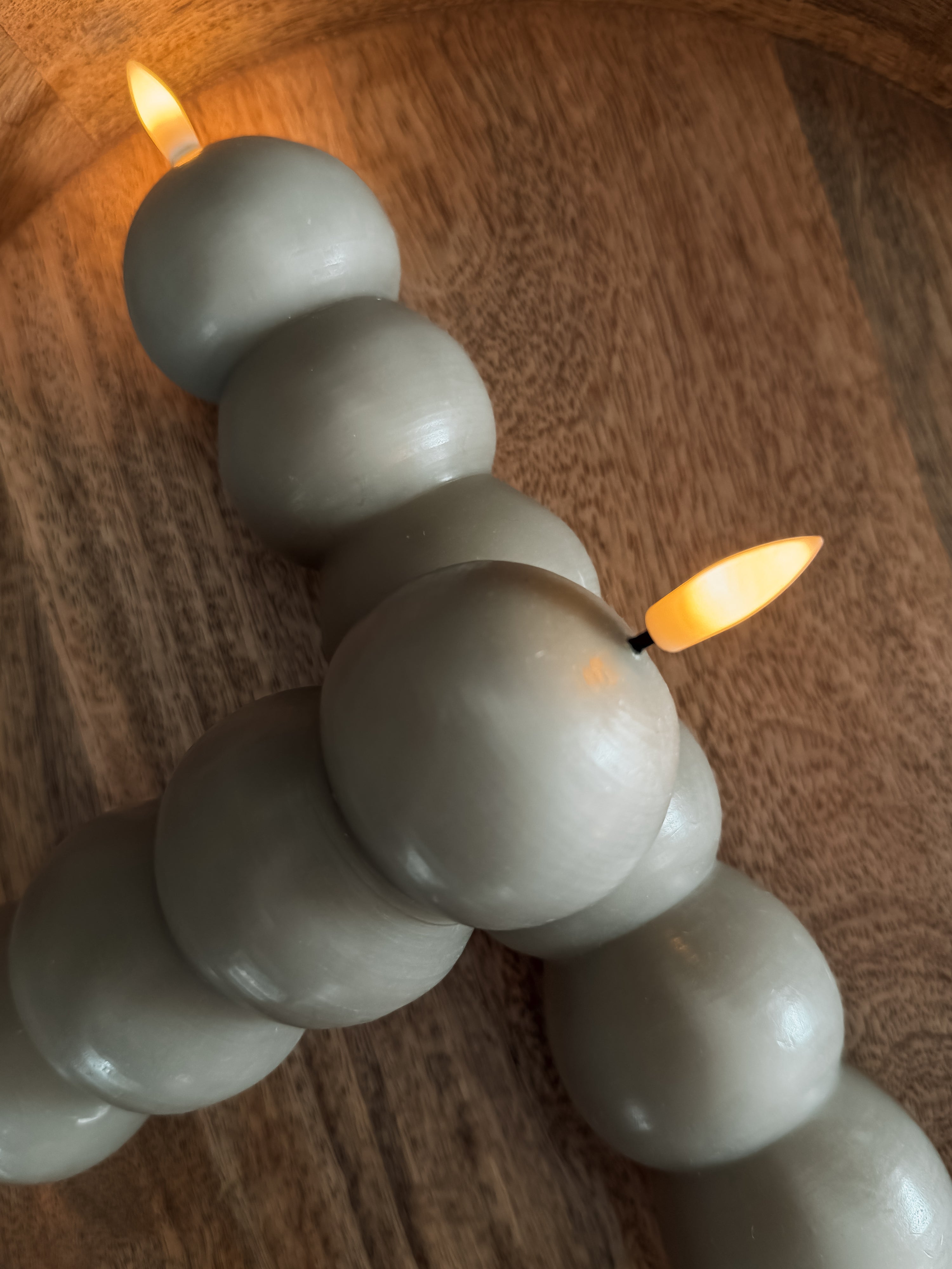 Bubbel staand kort taupe