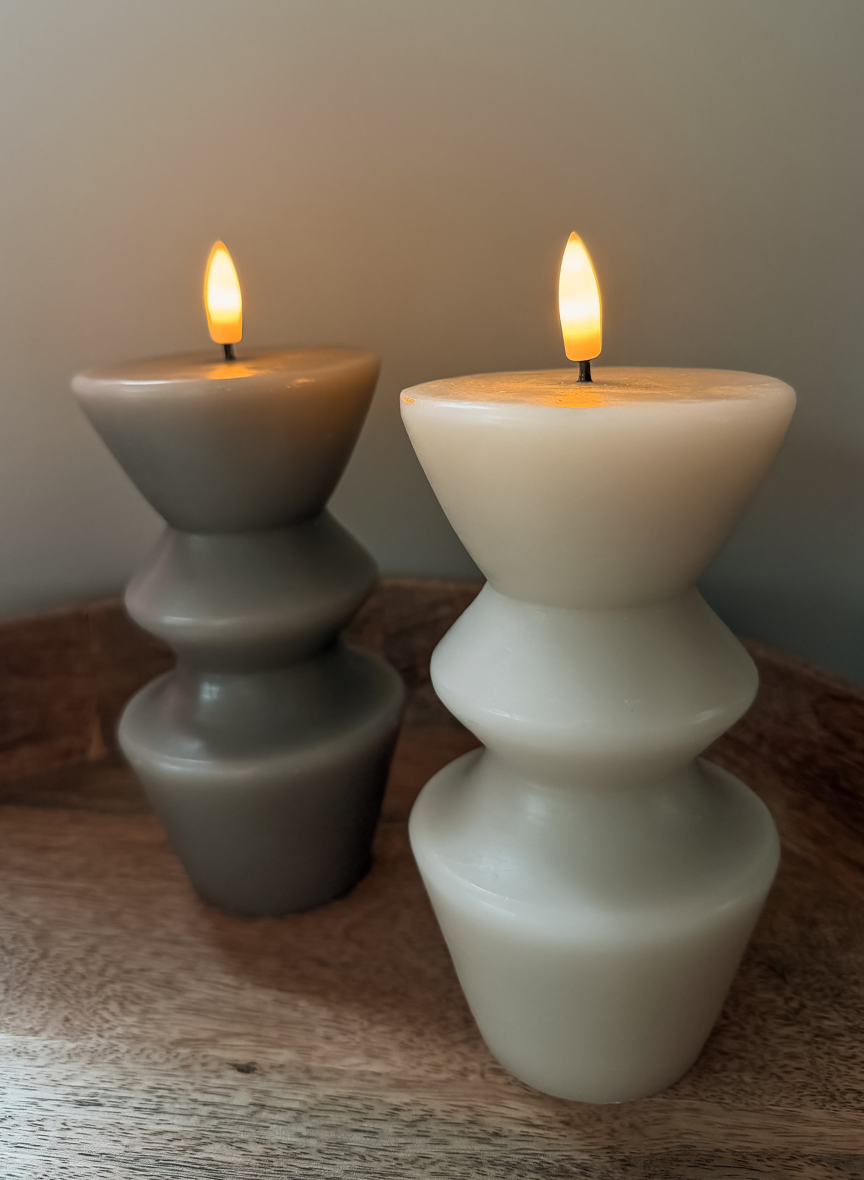 Zandloper Staand Taupe