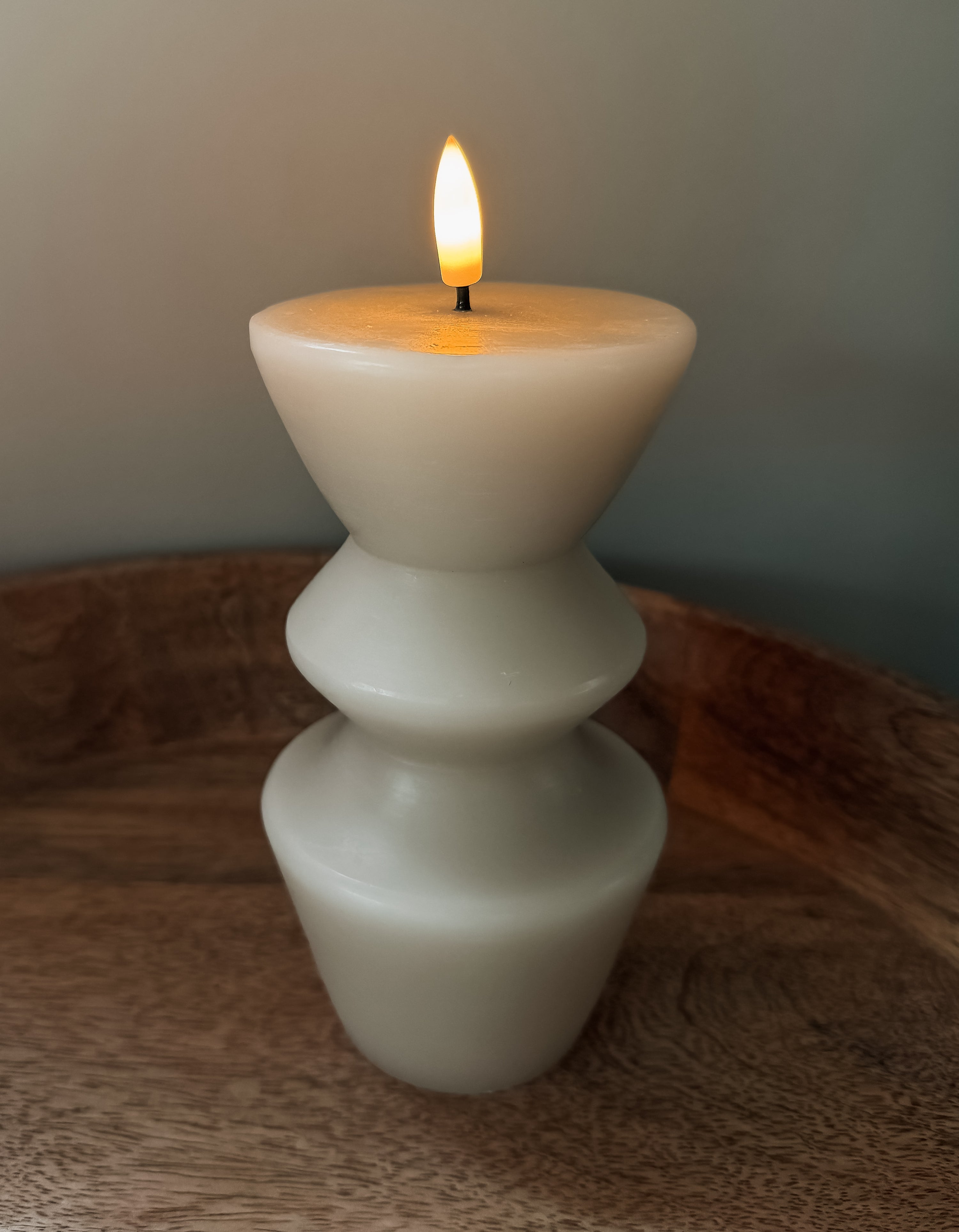 Zandloper Staand Beige